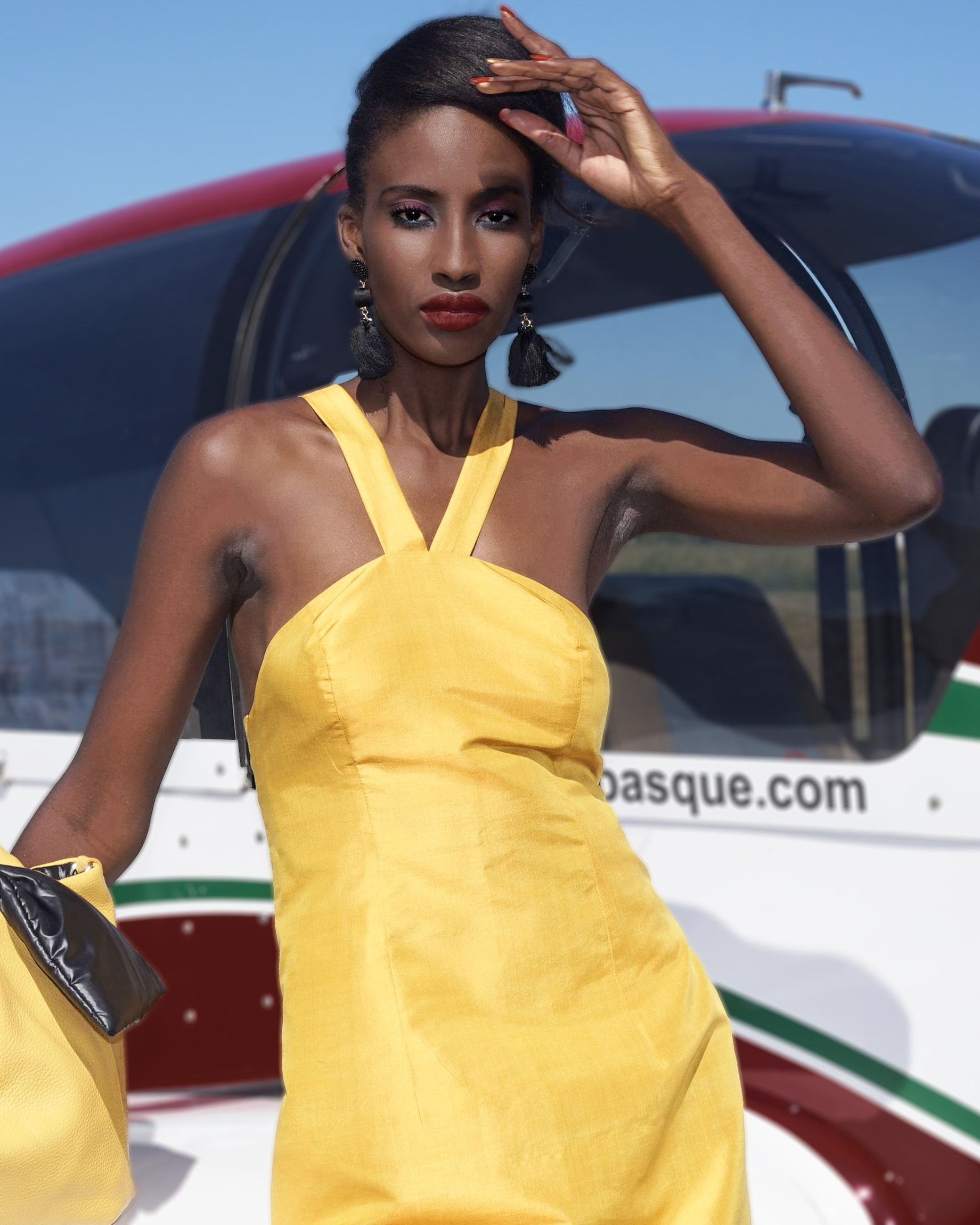 Alicia mulberry silk dress