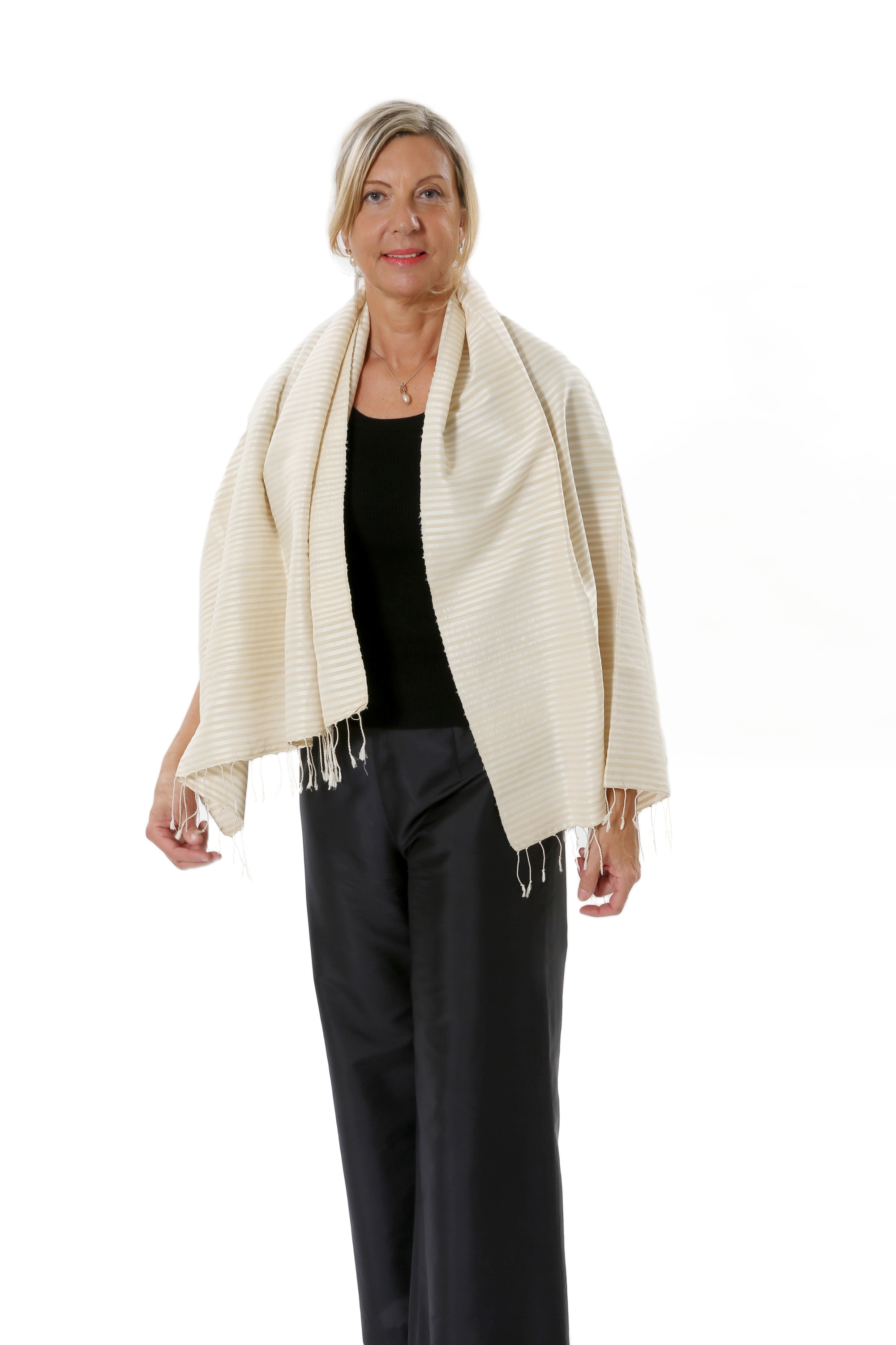 Lotus Flower silk scarf
